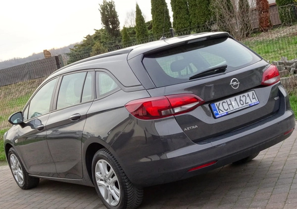 Opel Astra cena 42900 przebieg: 144000, rok produkcji 2016 z Alwernia małe 29